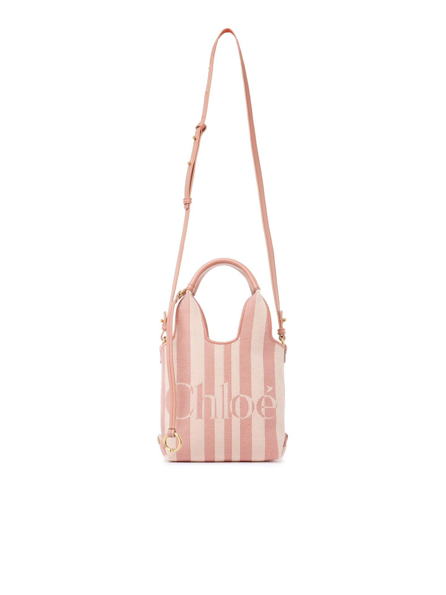 Mini Chloé Stripy tote bag in jacquard | Chloe US