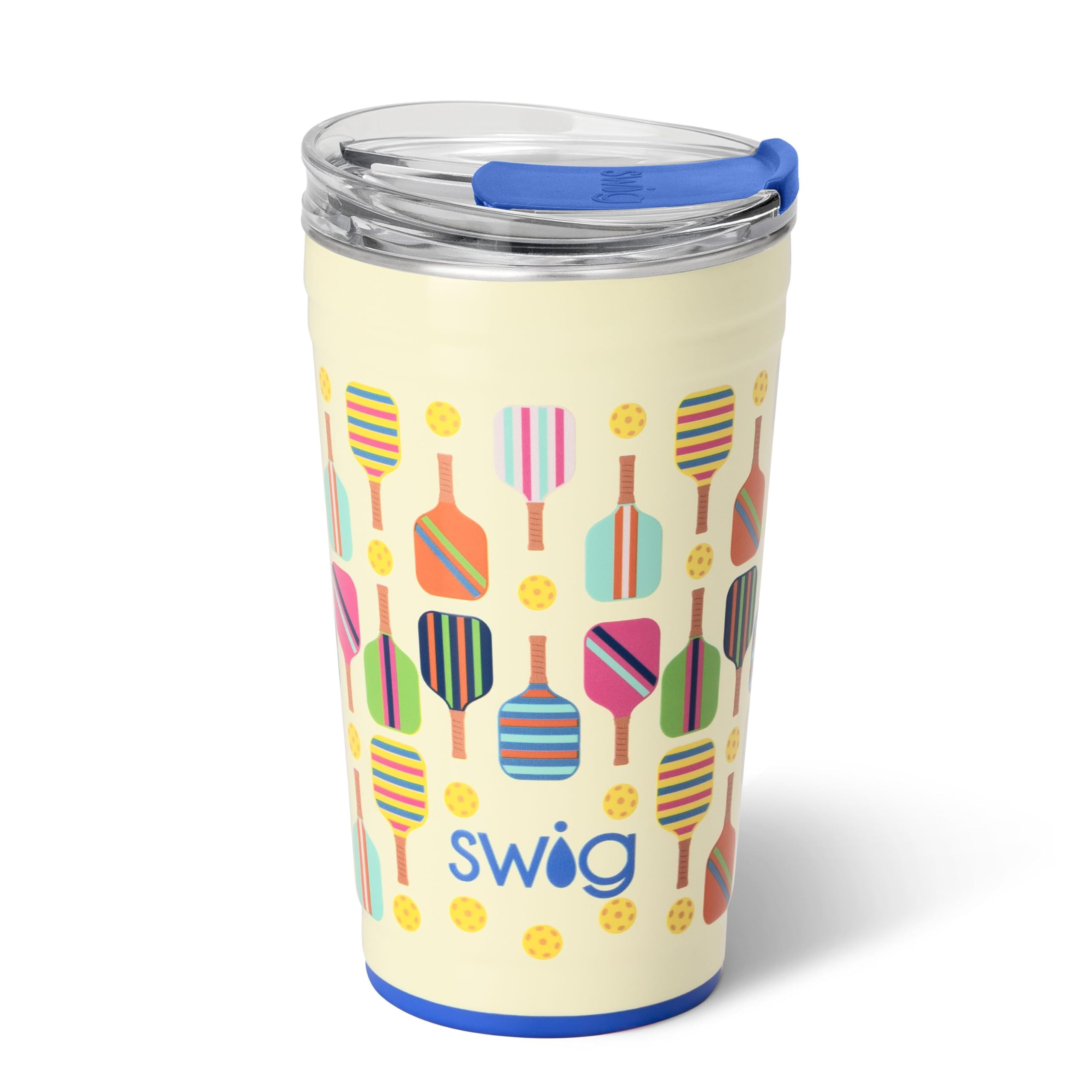 Swig Life 24oz Party Cup, Stackable Insulated Travel Coffee Tumbler with EZ Slider Lid, Cup Holde... | Amazon (US)
