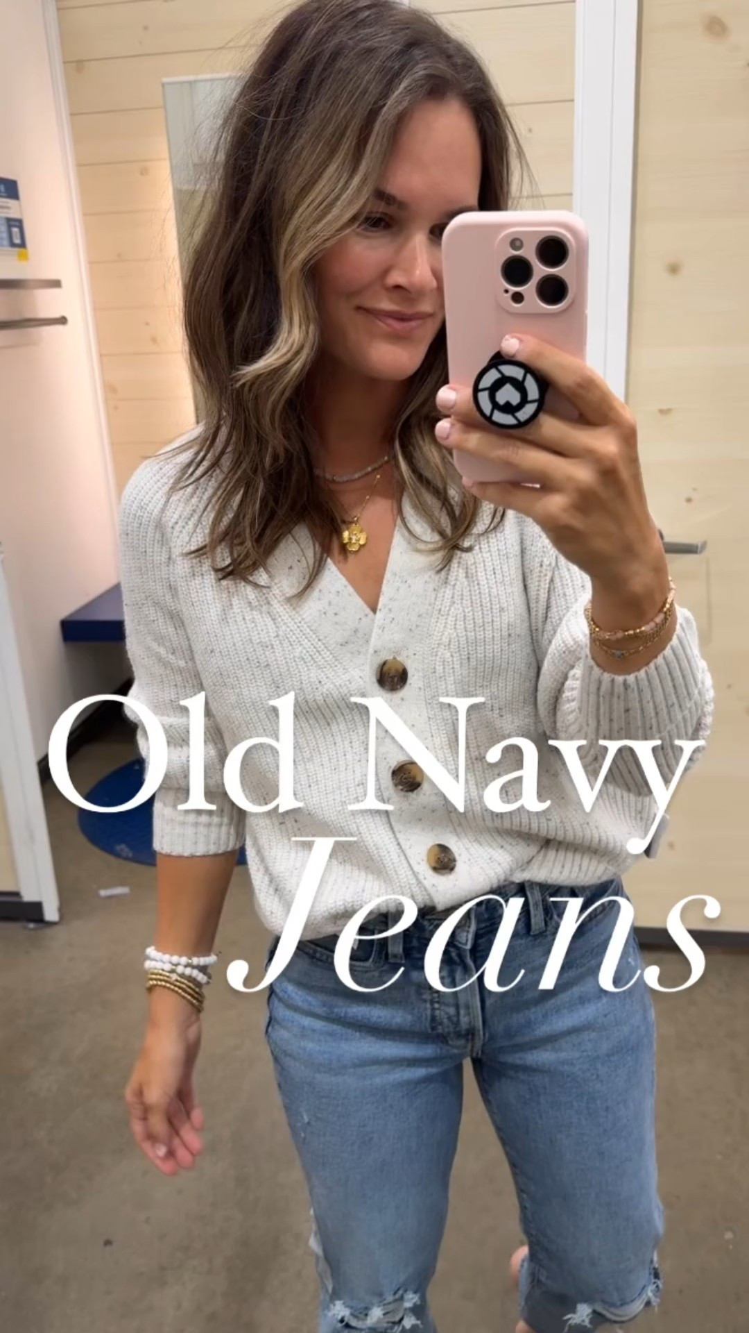 Love these jeans from old navy! Perfect straight leg fit- not super skinny but not crazy baggy. Very comfortable, high rise, available in lengths and on sale! I am 5’3 wearing a 4 regular which is down a size for me💕
.
#oldnavy #oldnavystyle #oldnavyfinds #jeans #denim #momstyle #casualstyle #teacheroutfit 

#LTKStyleTip #LTKSaleAlert #LTKFindsUnder50