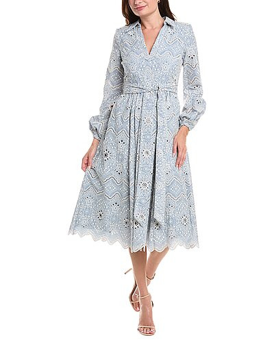 Embroidered Lace Midi Dress | Rue La La