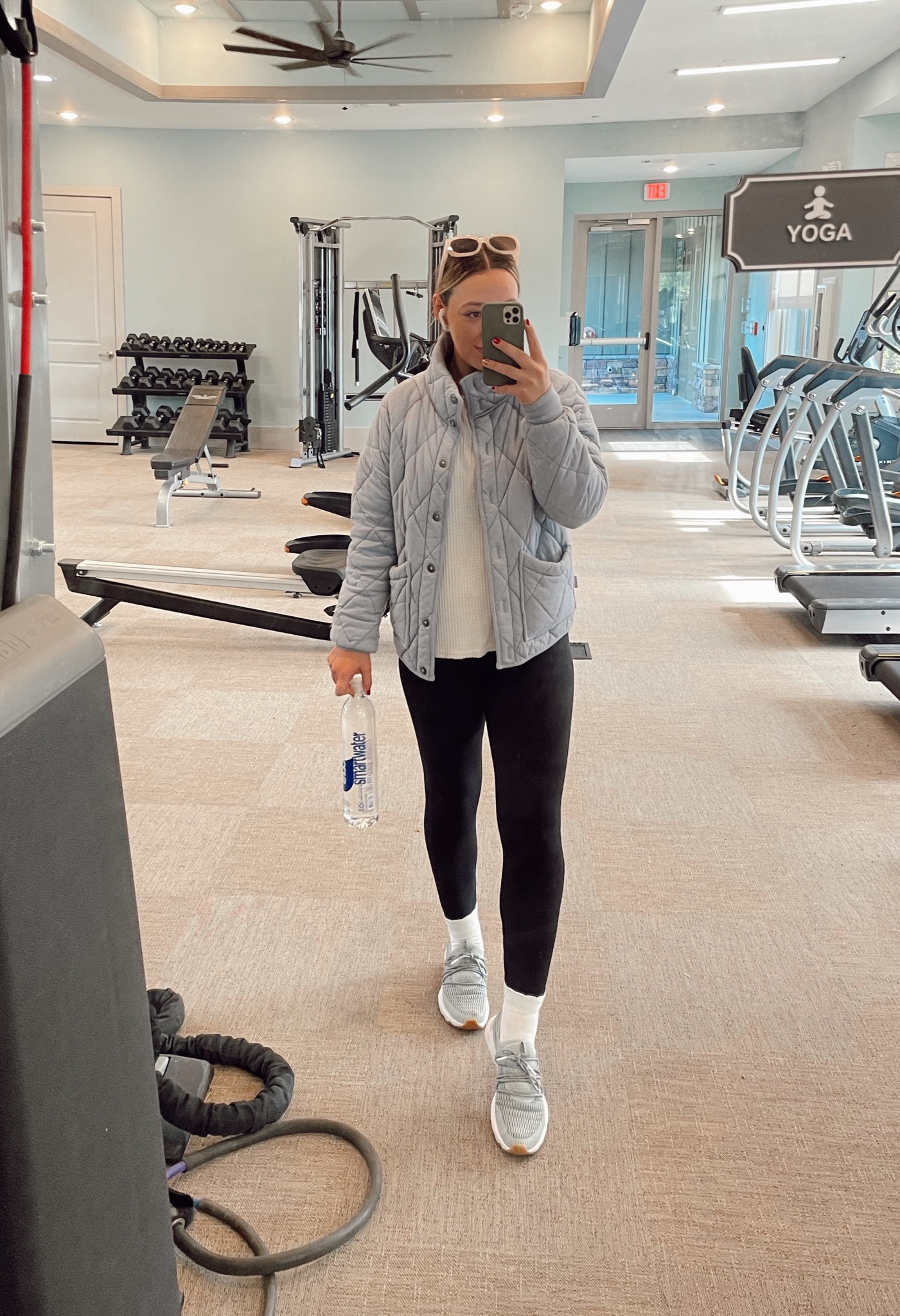 Gym fit this week for winter! Lots of questions on this jacket - it’s old from Free People but I linked a few similar ones! ❄️💪🏼🎧

#gymoutfit #gymstyle #workoutwear #workout #fitness 

#LTKfindsunder100 #LTKfitness #LTKfindsunder50