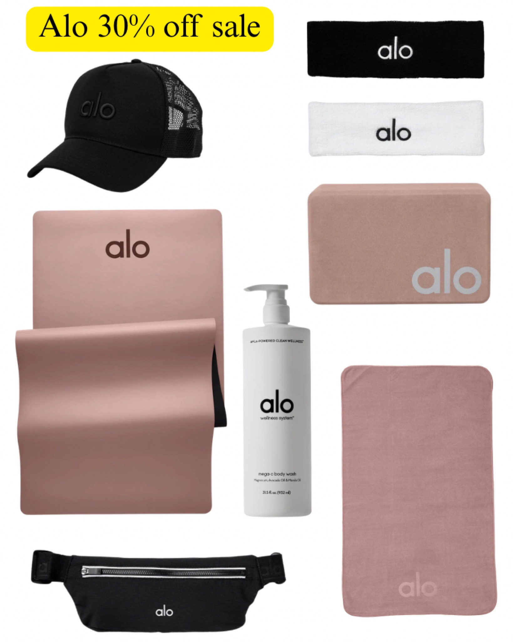 Take 30% off Alo yoga!! Mat, baseball hat, fanny pack, yoga block, headbands, gym, fitness, active, punk, black, Mother’s Day gift.

#LTKActive #LTKselfcare #LTKSaleAlert