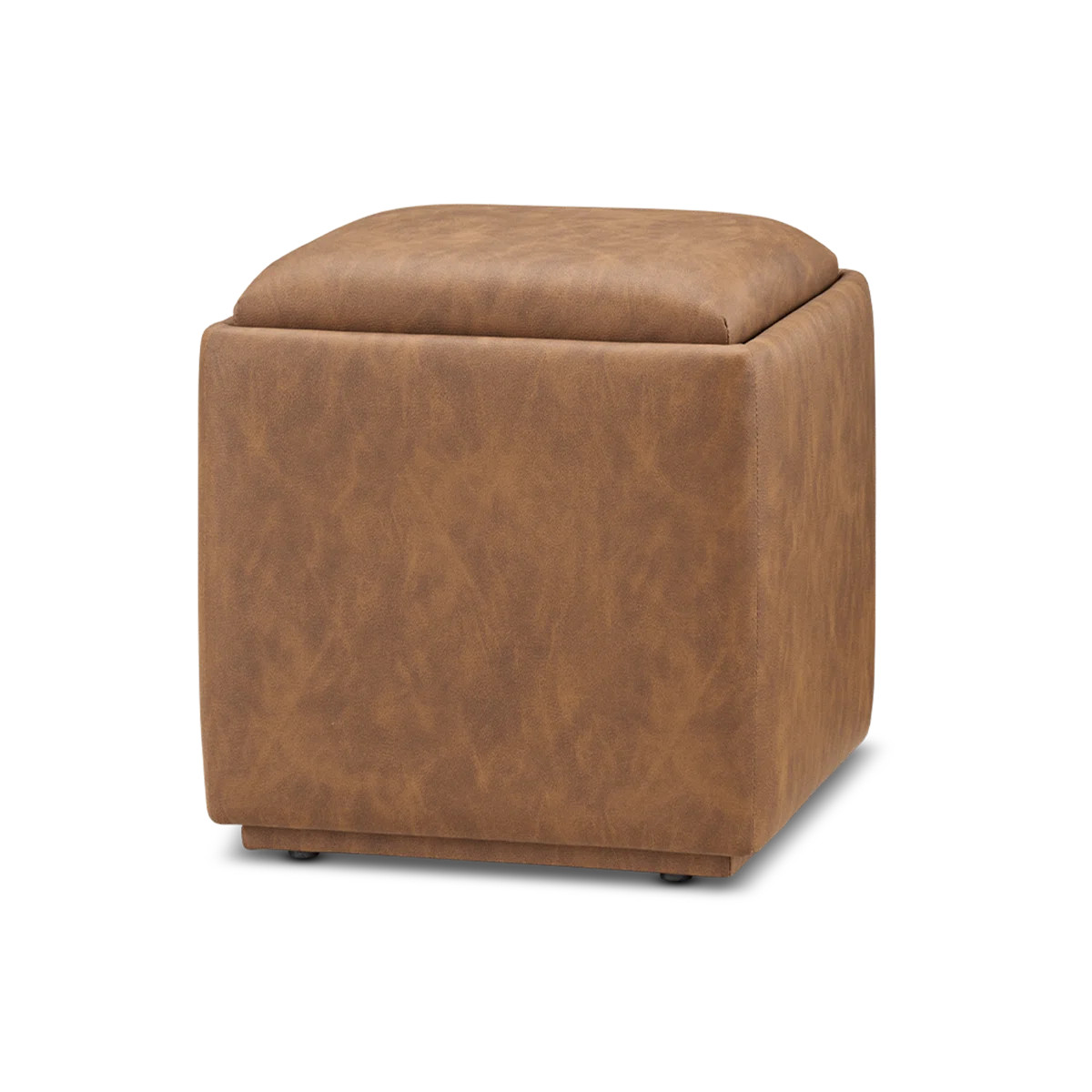Faux Leather Upholstered Storage Cube | Wayfair North America