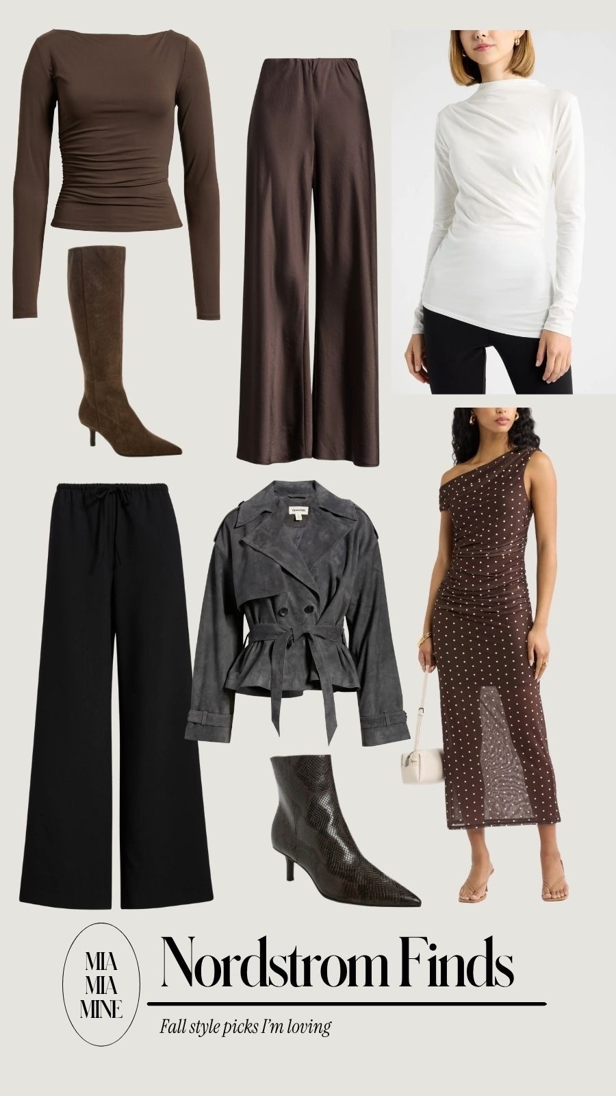Nordstrom fall outfit ideas
Nordstrom satin skirts, suede jacket, satin pants and fall boots

#LTKSeasonal #LTKOver40 #LTKWorkwear