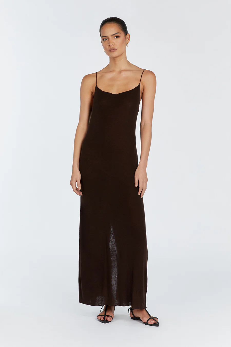 LINCOLN CHOC MIDI DRESS | DISSH