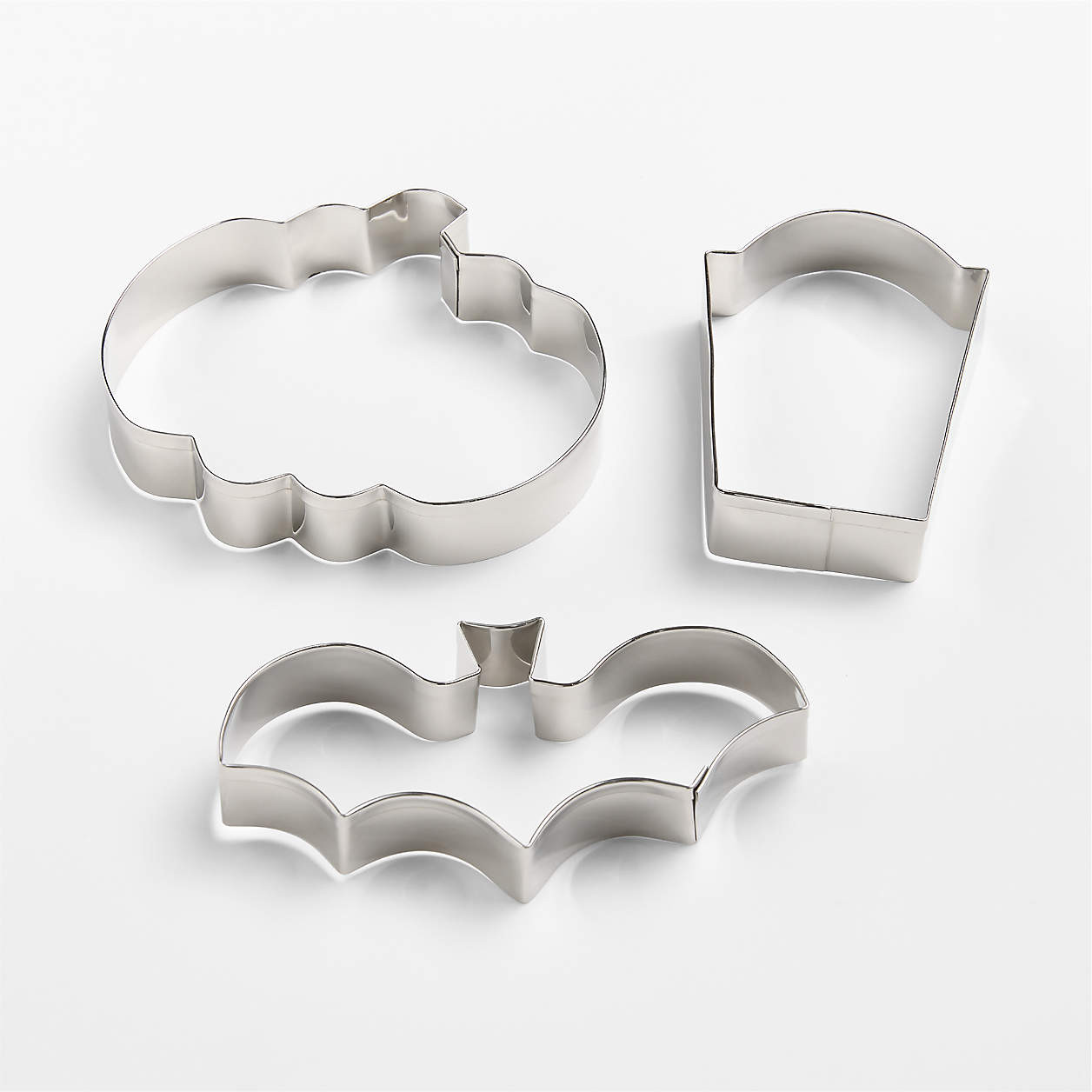 Halloween Cookie Cutters in Gift Bag, Set of 3 | Crate & Barrel | Crate & Barrel