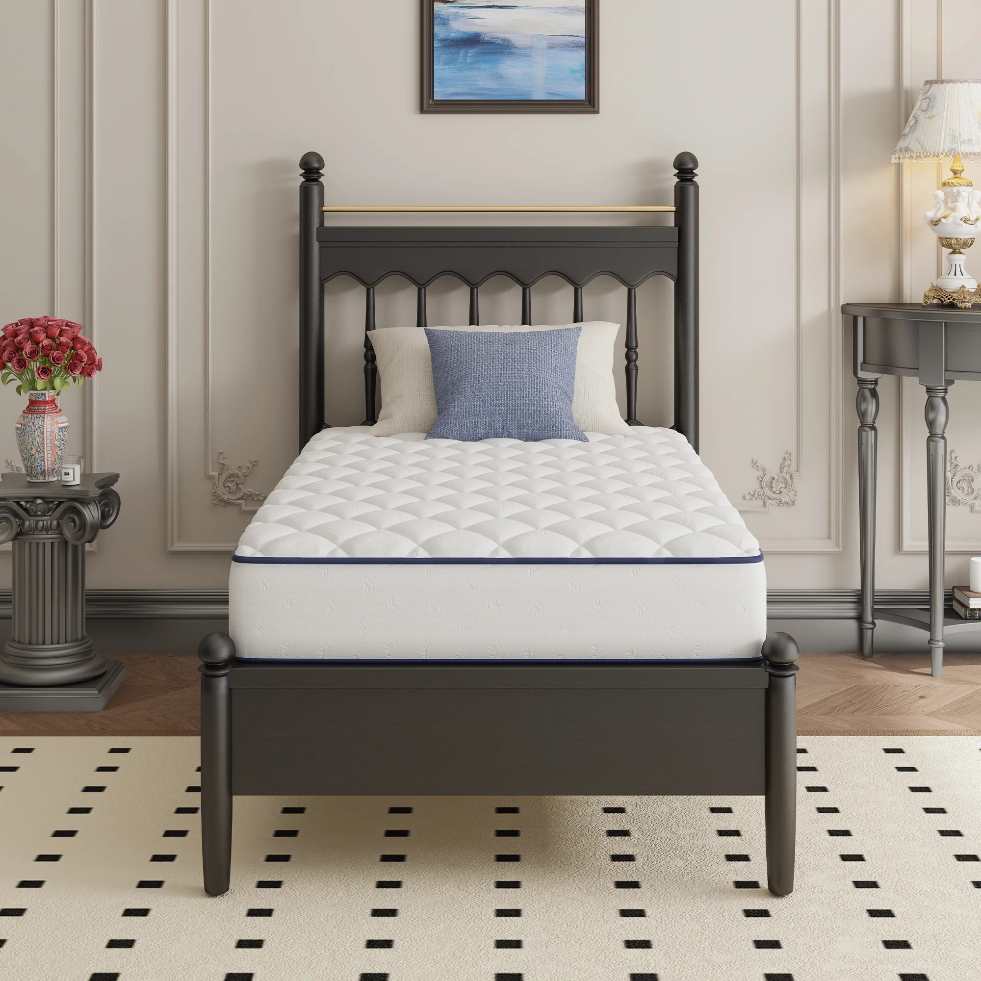 Avenco Pearl 6" Twin Size Medium Adult Supportive Innerspring Mattress | Walmart (US)