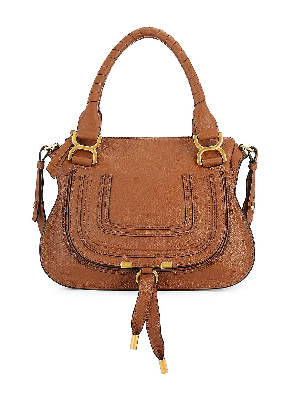 Women's Small Marcie Leather Satchel - Tan | Saks Fifth Avenue