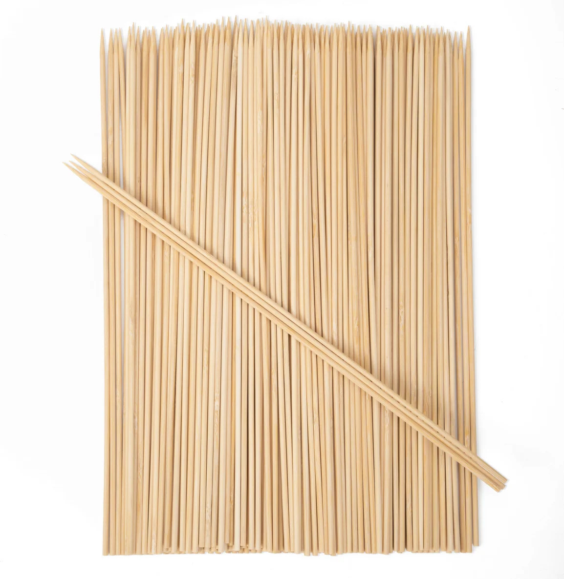 Mainstays 100% Natural Environmental-Friendly Bamboo Skewers (100 PCS). | Walmart (US)
