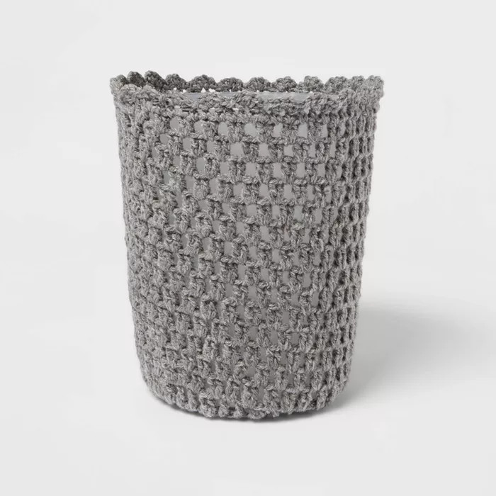 Solid Bathroom Wastebasket Gray - Opalhouse™ | Target