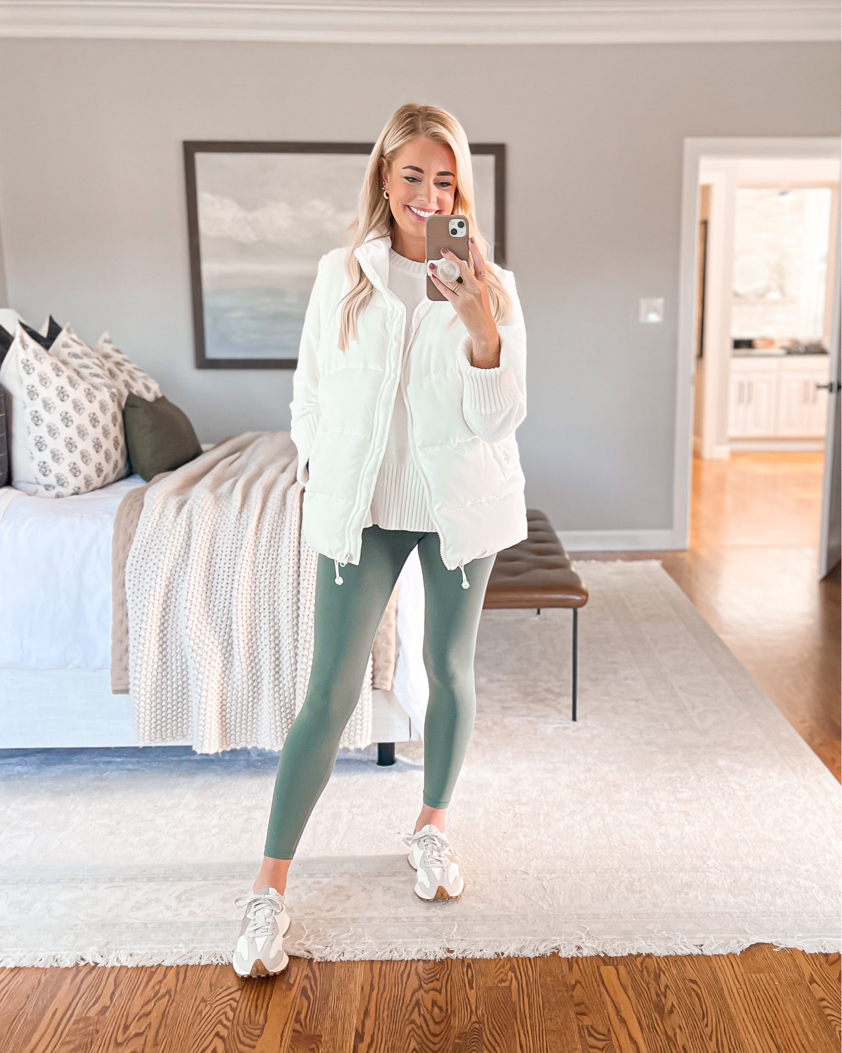 Casual Fall Outfit // Wearing a small in everything (all fits true to size)

Casual outfit, fall outfits, leggings outfits, puffer vest, Amazon sweaters, sweater, leggings, colorful leggings 

#LTKfindsunder50 #LTKstyletip #LTKSeasonal