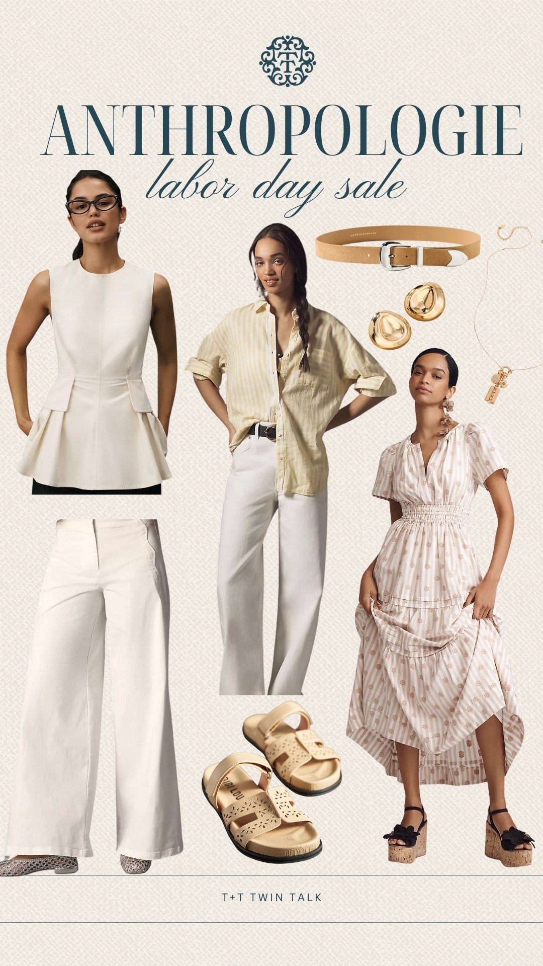Anthropologie Labor Day sale has begun! You can get items with up to an extra 40% off. Items like the somerset dress, gold jewelry, and great staples like white pants! 

#LTKSaleAlert #LTKOver40 #LTKMidsize