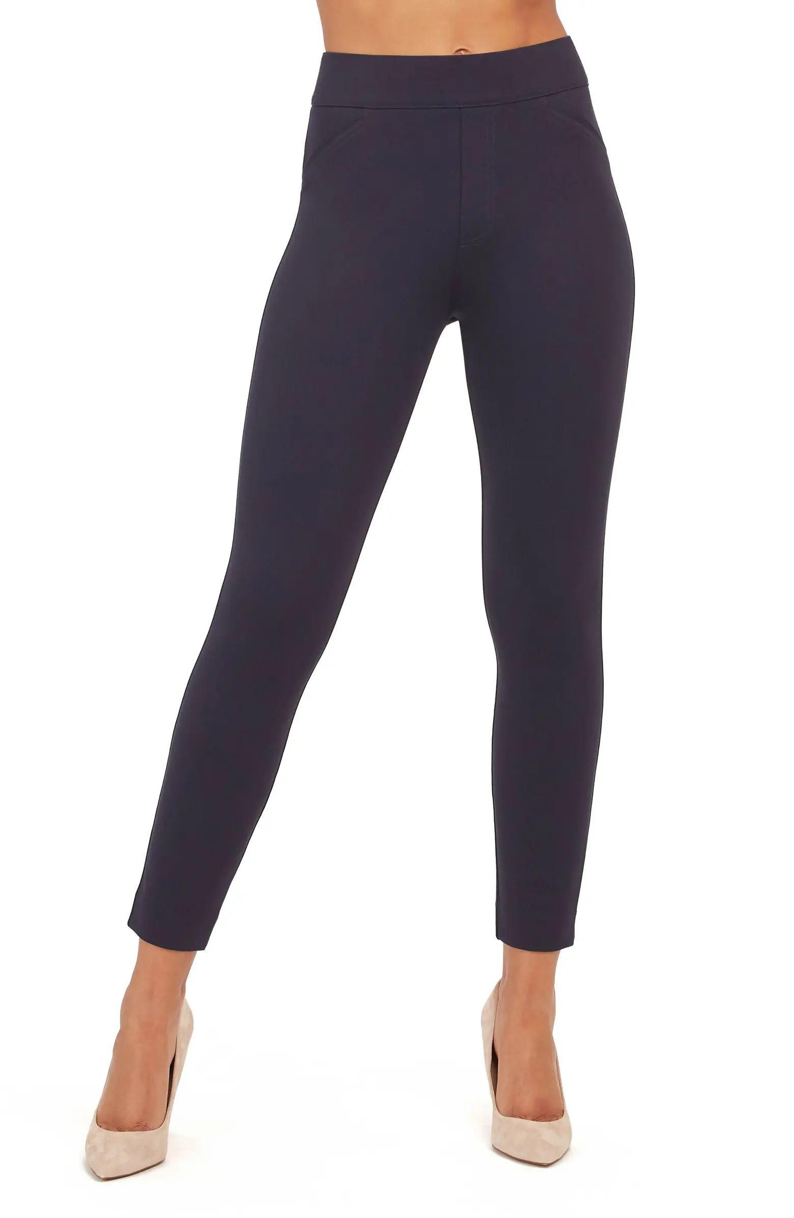 SPANX® The Perfect Black Pant Back Seam Skinny Pants | Nordstrom | Nordstrom