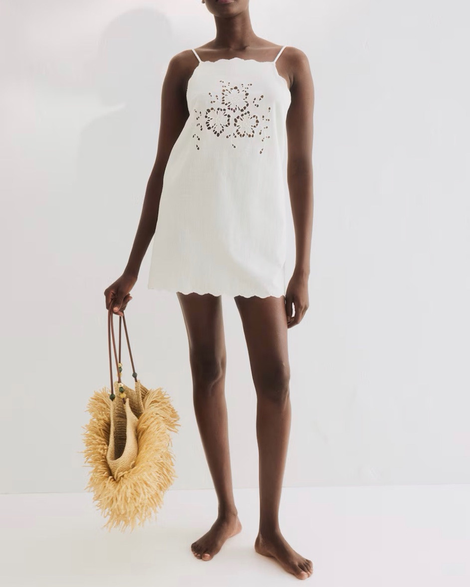 White eyelet mini dress

#LTKSeasonal