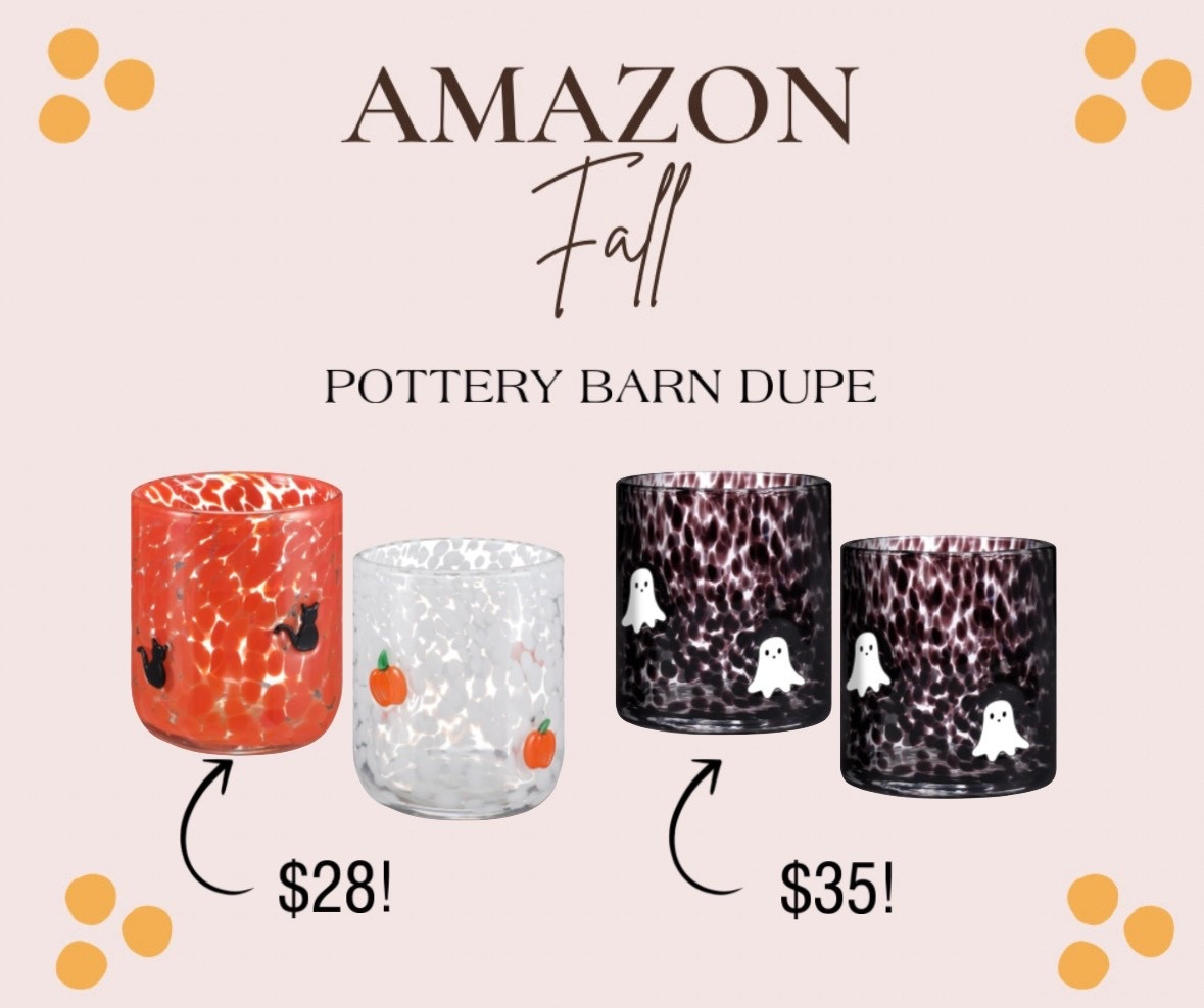 🍃AMAZON NEW FALL + HALLOWEEN GLASSES! 🎃👻Amazon came through with these new look-alikes just like the Pottery Barn ones! Talk about dupe! Grab these before they sell out! #FallDrinkingGlasses #PumpkinDrinkingGlass #GhostDrinkingGlass #AmazonFallDecor #FallAesthetic #PotteryBarn

#LTKSeasonal