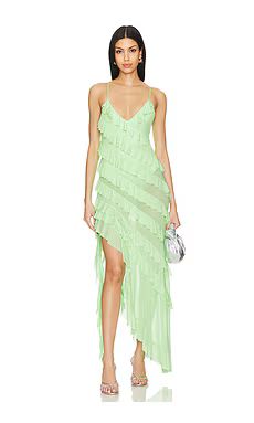 AFRM Vienna Dress in Neon Mint from Revolve.com | Revolve Clothing (Global)