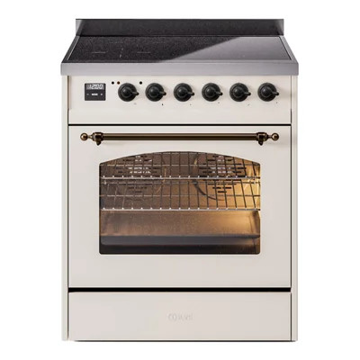 ILVE Nostalgie II Series 30 inch Induction Range with 4 Induction Elements (Glass Door) | Wayfair North America