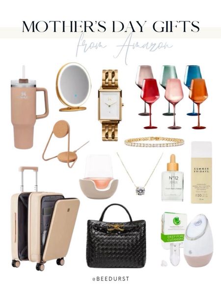 Amazon gifts for her, Amazon gift guide, Mother’s Day gift ideas, Mother’s Day gift ideas for mother in law, mother-in-law gift guide, best friend gift guide, travel bag, diamond necklace, colorful wine glasses, wine glass chiller

#LTKBeauty #LTKGiftGuide #LTKItBag