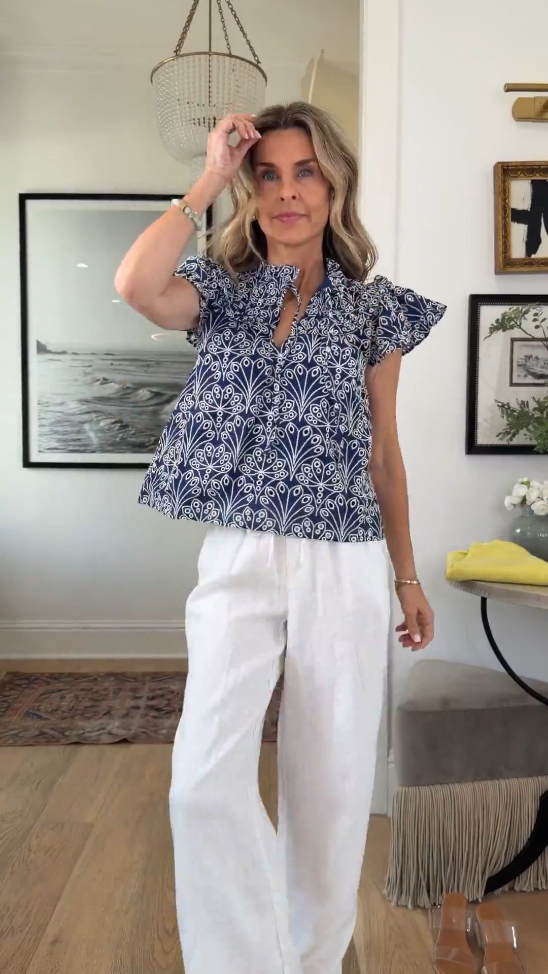 -Perfect linen pants on repeat. TTS I’m 5’6”
-Lauren Moshi star joggers are uber soft! Discount code TAMMY20
-Wedges TTS 
-TWP top is pre-cuffed and has an oversized boxy fit that is so chic! TTS
-Sail to sable top sz S 
-woven bag 


#LTKOver40 #LTKootd #LTKgrwm