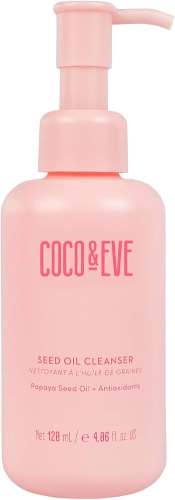 Coco & Eve Seed Oil Cleanser. Gentle Makeup Remover, Cleansing Oil to Dissolve SPF, Impurities. A... | Amazon (US)