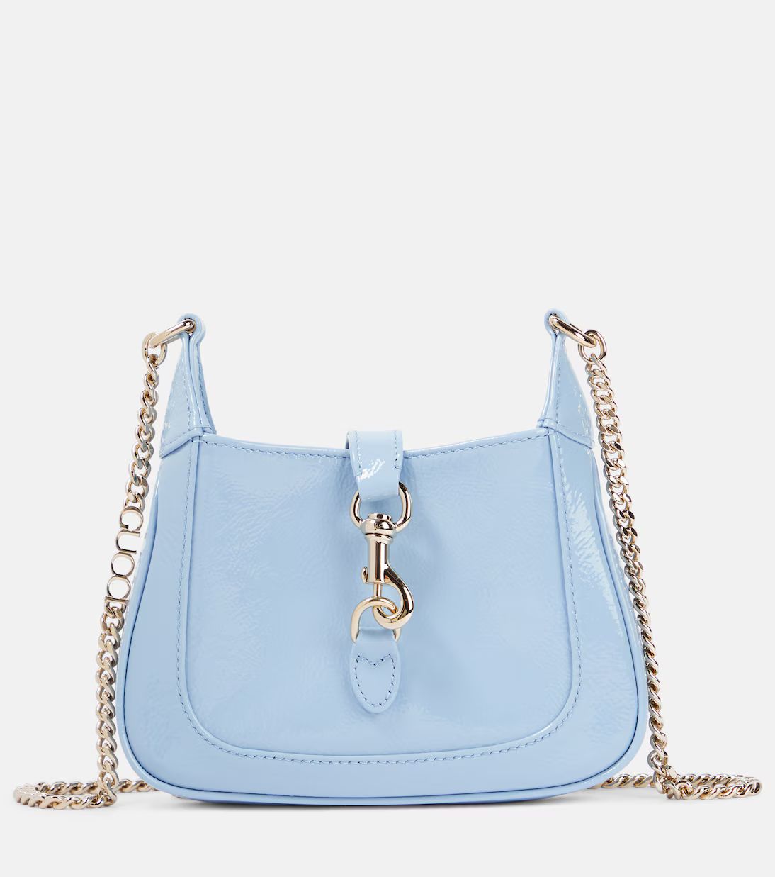 Gucci Jackie Notte Mini patent leather shoulder bag | Mytheresa (UK)