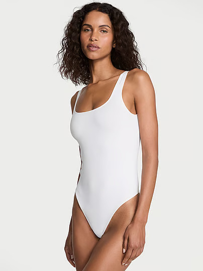 Smooth Seamless Tank Bodysuit, White/ivory, L - Women's Tops - Victoria's Secret | Victoria's Secret (US / CA )