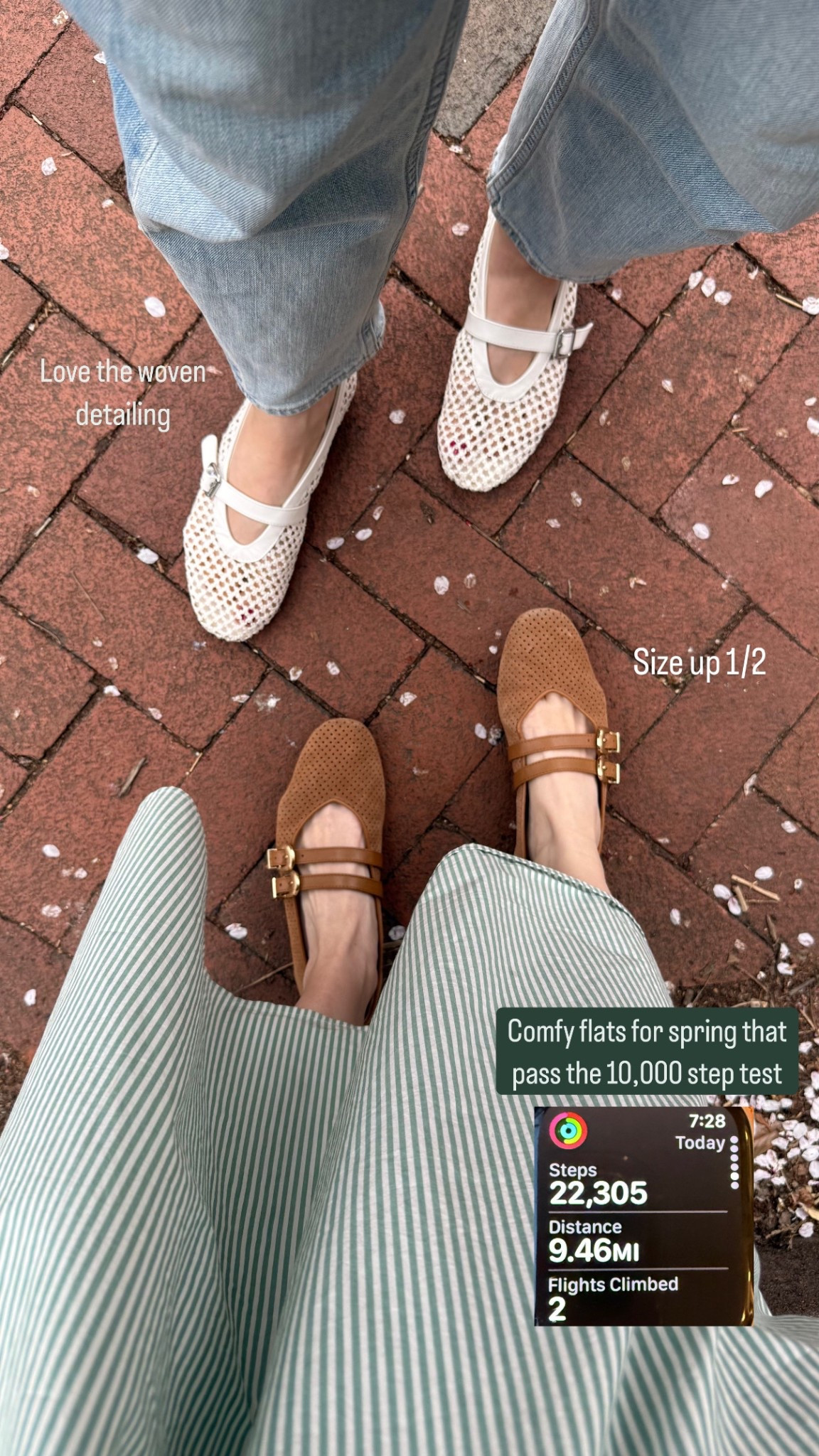 10,000 step tested flats for spring 
Size up 1/2 size for extra walking comfort
Wearing size 7 
Dolce Vita suede ballet flats 
Woven flats Amazon 

Spring shoe trends 


#LTKShoeCrush #LTKStyleTip #LTKSaleAlert
