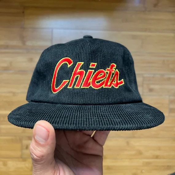 Chiefs Retro Corduroy Snapback - Etsy | Etsy (US)