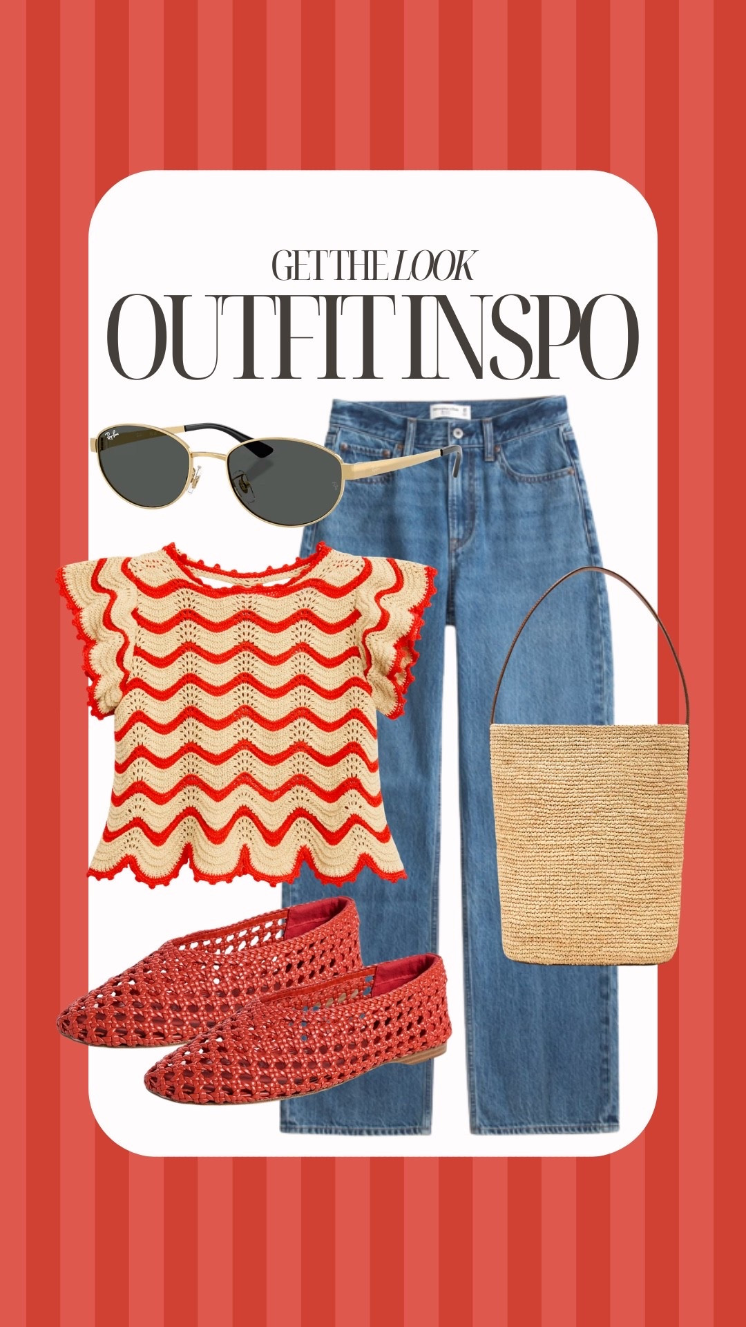 Spring styled outfit with red flats 

#LTKootd #LTKgrwm