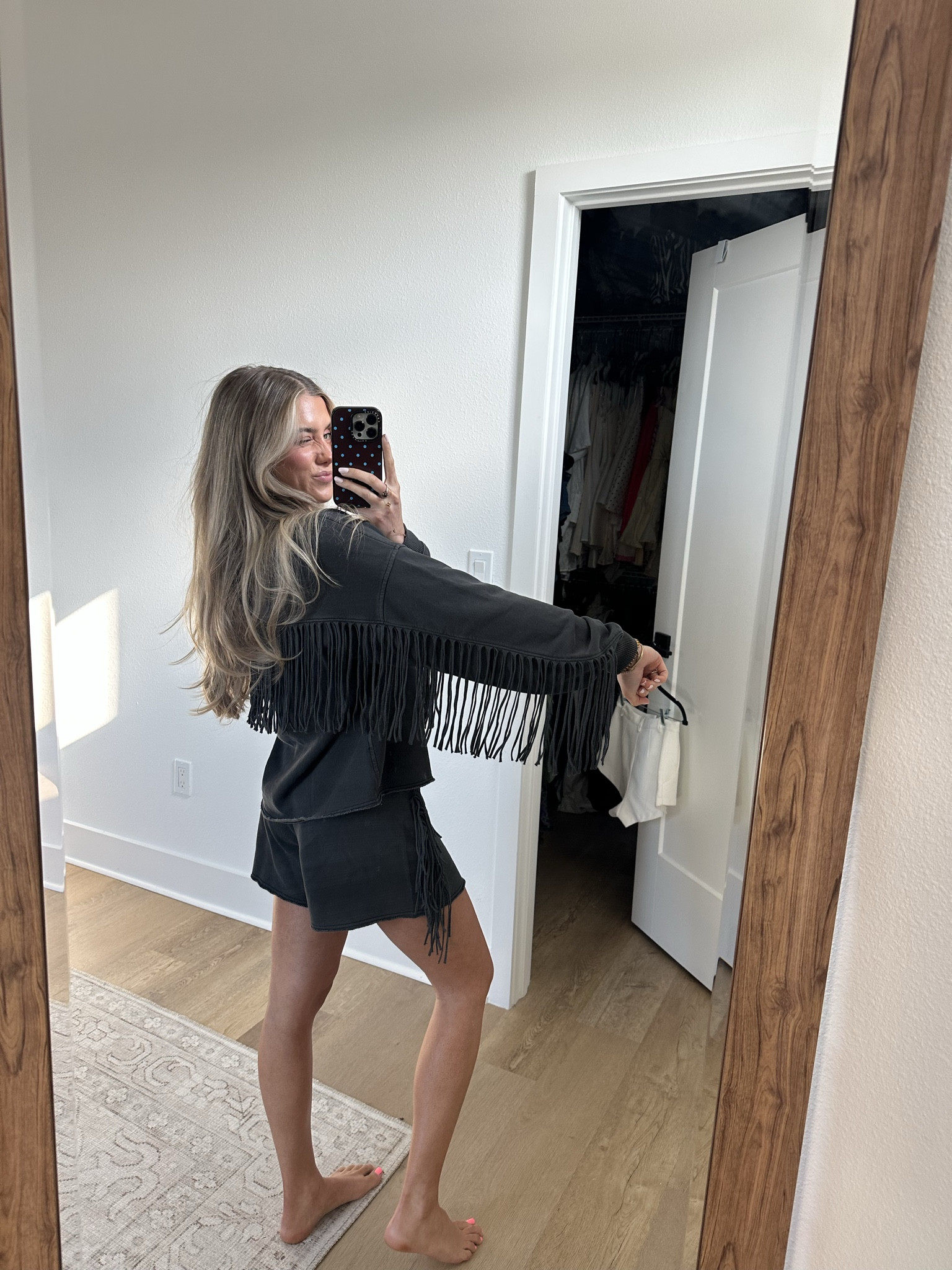 Never ordered something so fast @Aerie Aerie Aerie Festival Fringe Crew Sweatshirt and the matching fringe shorts size XS  

#LTKgrwm #LTKootd #LTKSeasonal