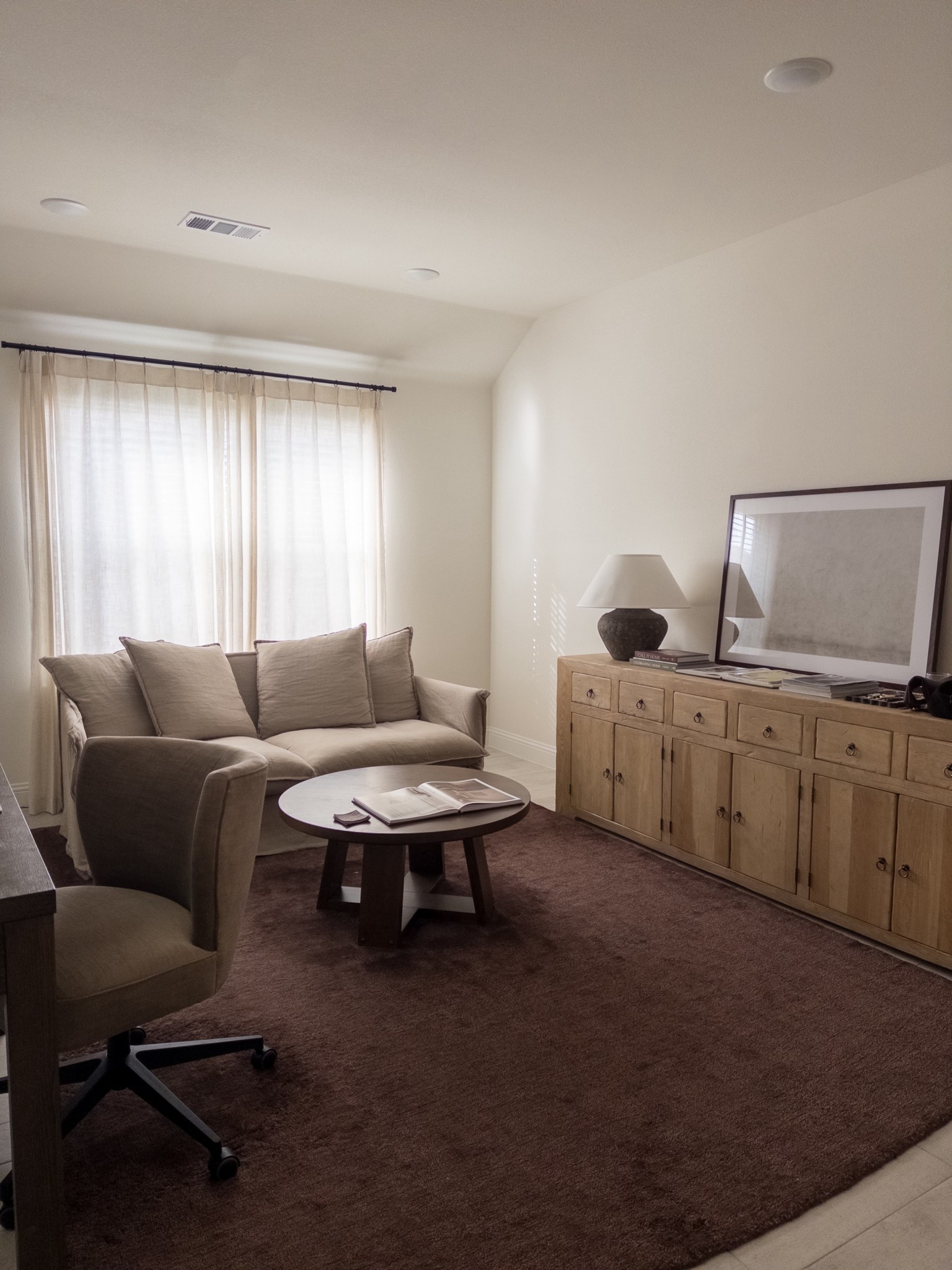 Home office inspo 

Sideboard was a custom piece by @brandywine.tx

Office inspo, neutral warm office, rustic minimal modern office, home office inspo

#LTKHome