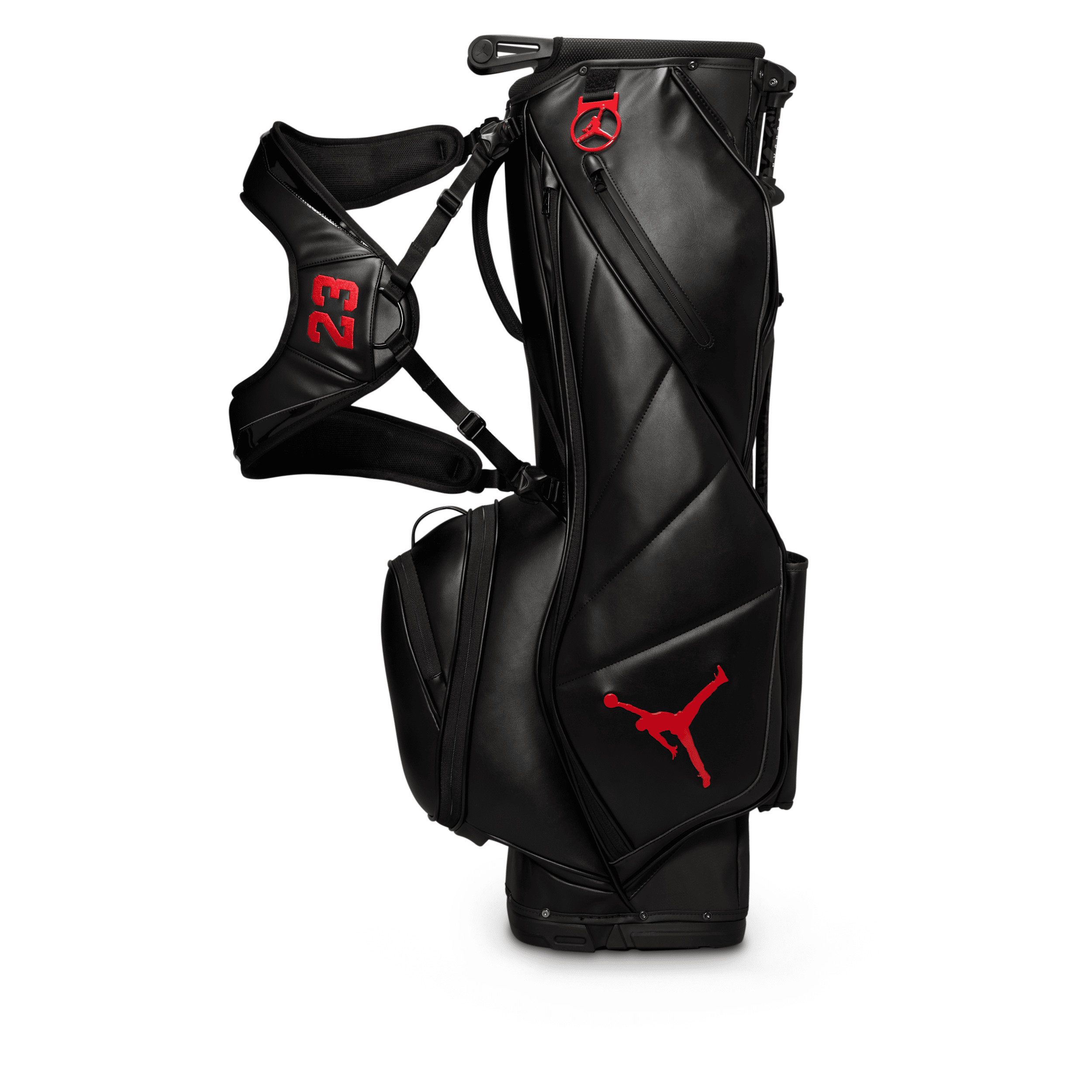 Men's Jordan Fade Away Luxe 6-Way Golf Bag in Black | J1008926-021 | Nike (US)