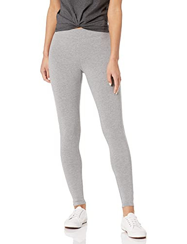 Amazon Essentials Soft Leggings for Women, Grey Heather Color, Medium Short | Amazon (US)