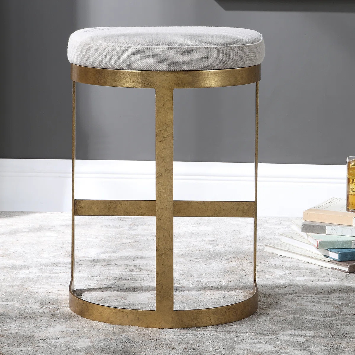 Uttermost Ivanna Modern Counter Stool | Perigold