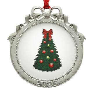 2.5" x 2.5" Silver Round Ribbon 2025 Metal Ornament Frame by Studio Decor® | Michaels® | Michaels Stores