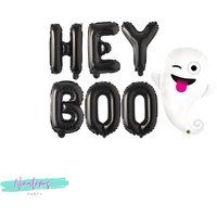 Hey Boo Halloween Banner, Decor, Balloons, Bachelorette Decorations, Party Ghost | Etsy (US)