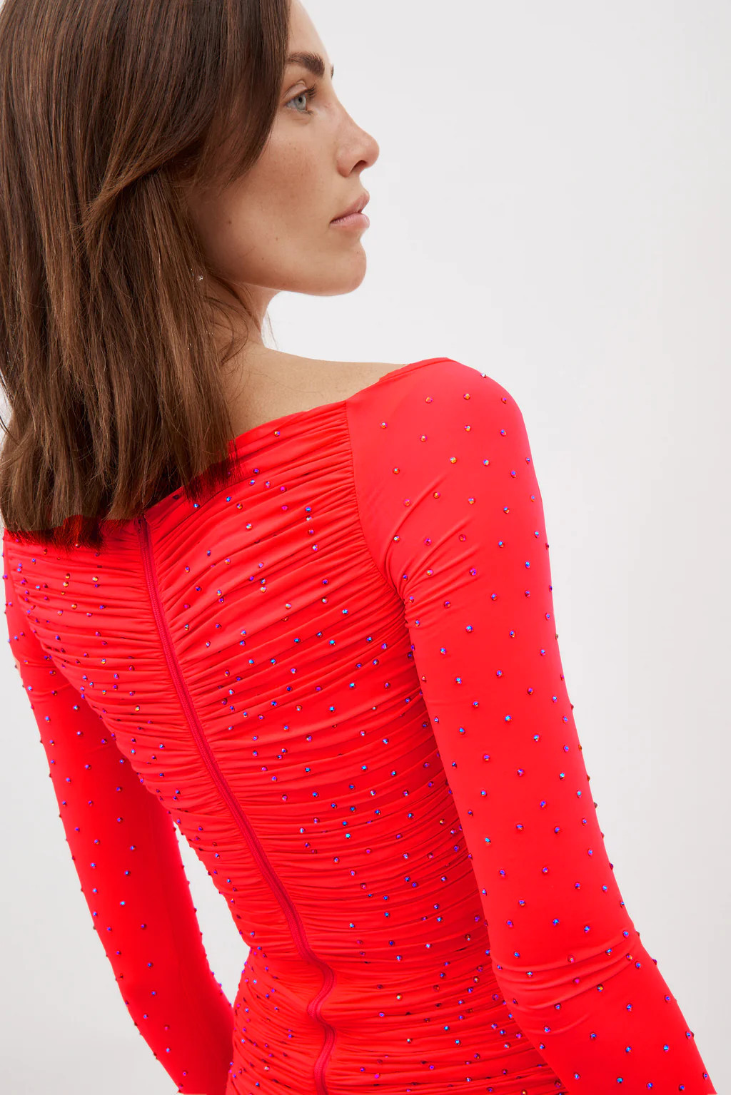 Tinley Strawberry Crystal Mini Dress | Desordre (AU)