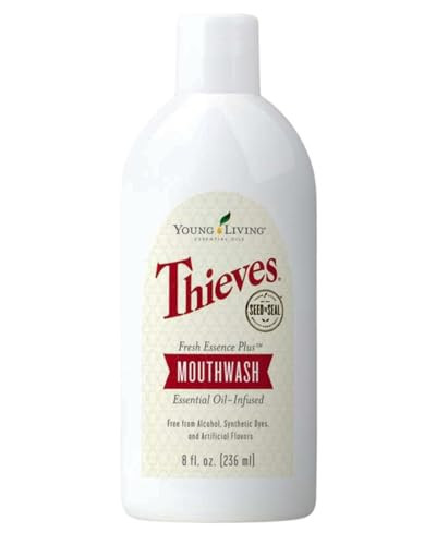 Young Living Thieves Fresh Essence Mouthwash | Alcohol-Free 8 fl oz Mouthwash Infused with Essential Oils | Gentle, Refreshing Oral Care for Long-Lasting Fresh Breath & Healthy-Looking Smile | Amazon (US)