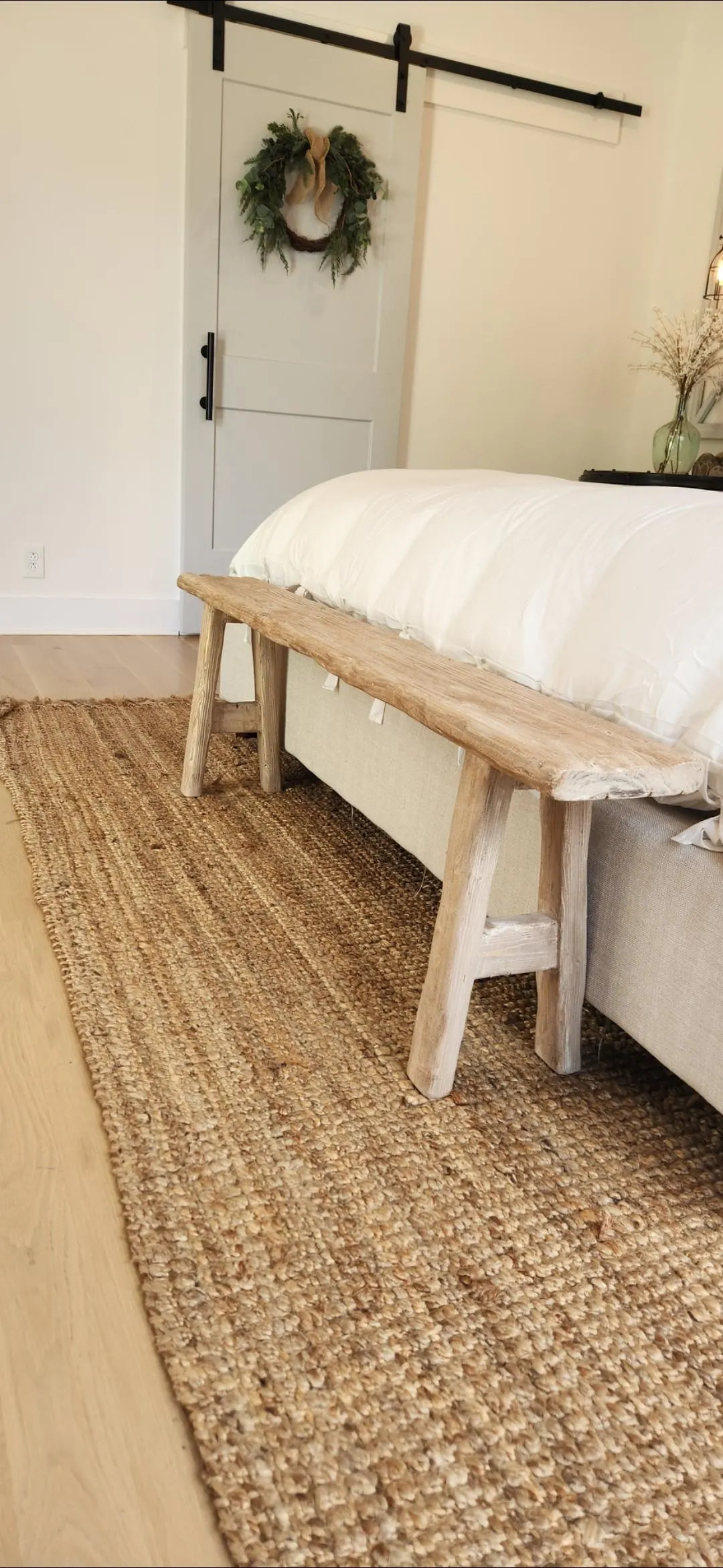 Wood Noodle Skinny Bench 5ft X 9 X 18 Weathered Blonde Driftwood Rustic, Bed Front, Entry, Hallwa... | Etsy (US)