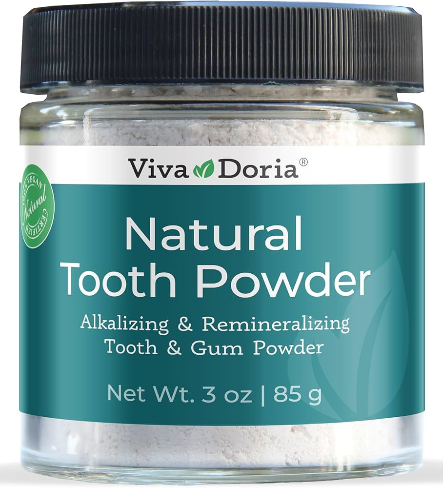 Viva Doria Natural Tooth Powder | Remineralizing Teeth Whitening Powder | Toothpaste Power | Brea... | Amazon (US)