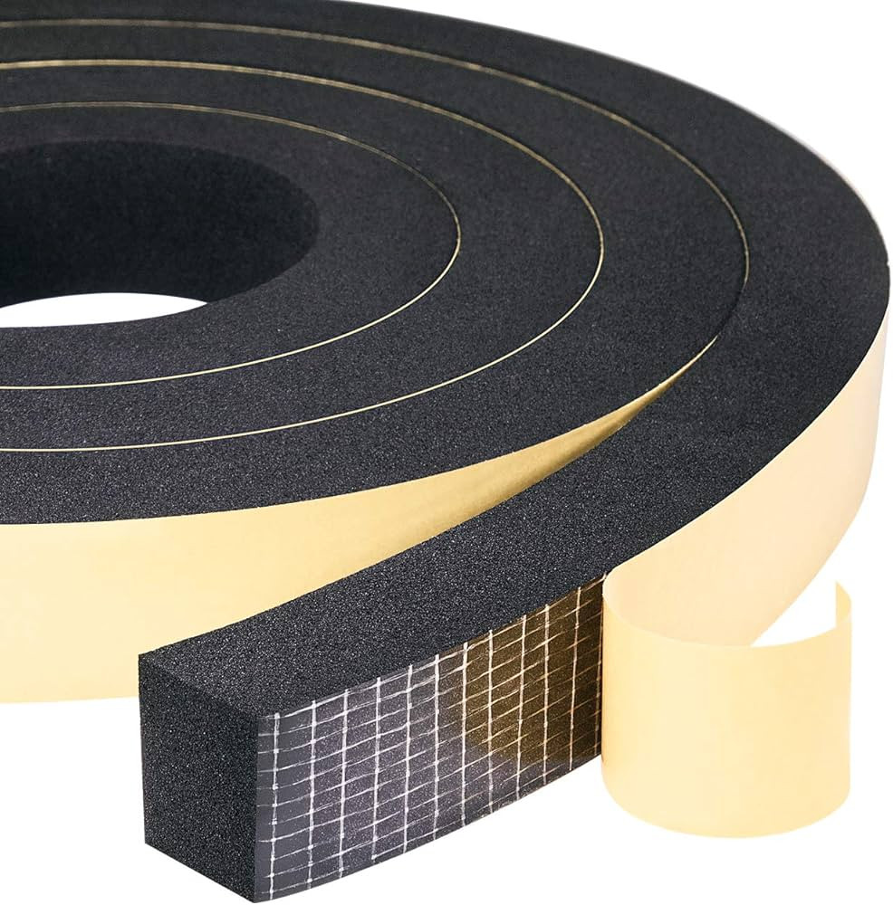 Yotache High Density Adhesive Foam Tape 2 Rolls 1" W X 3/4", Widely Used as Weatherstrip, Gasket ... | Amazon (US)