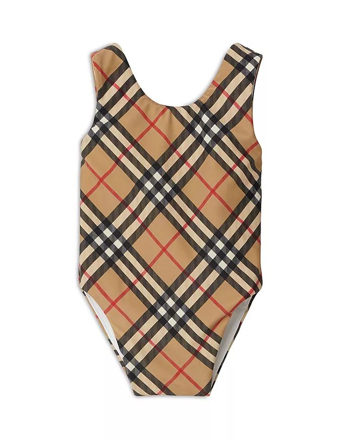 Burberry Girls' Tirza Check Swimsuit - Baby, Little Kid | Bloomingdale's (US)