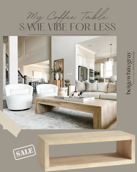 Get the look alike to my coffee table from Pottery Barn and it’s currently on sale!! 

#LTKhome #LTKstyletip #LTKsalealert