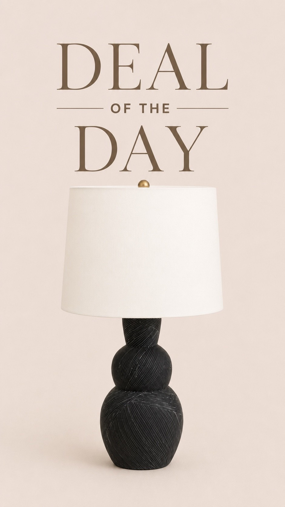 Black Etched Ceramic Table Lamp

This table lamp is a beautiful blend of modern and artisanal design. The etched ceramic base adds rich texture while the sculptural silhouette gives it a high-end, designer feel. Paired with a classic linen shade, it’s the perfect accent for consoles, nightstands, or living room end tables. If you love modern organic, European-inspired, or collected interiors, this is one of those timeless pieces you’ll style for years.

#LTKHome #LTKSaleAlert