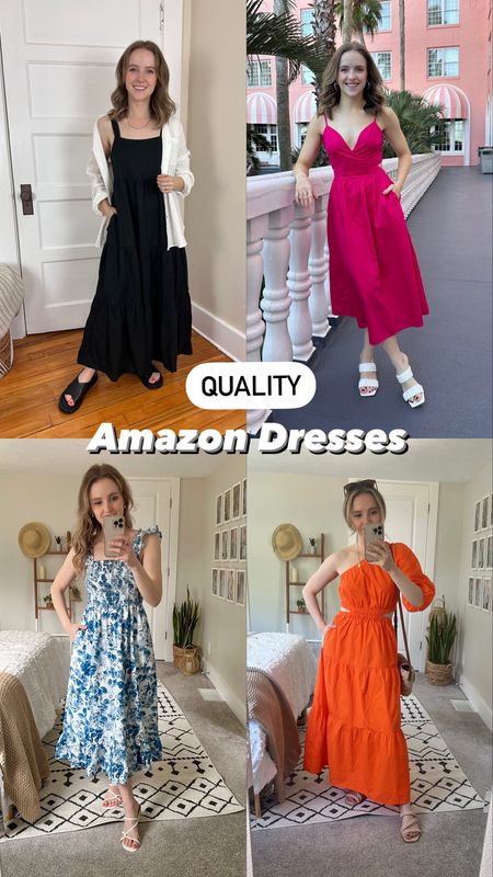 Amazon quality dresses for summer vacation

All are cotton or tencel. Wearing xs in all


#LTKStyleTip