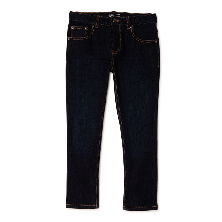 Wonder Nation Boys Slim Jeans, Sizes 4-18 & Husky | Walmart (US)