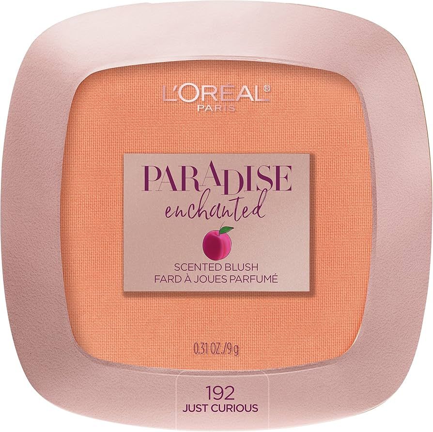 L'Oreal Paris Cosmetics Paradise Enchanted Fruit-Scented Blush Makeup, Just Curious, 0.31 Ounce | Amazon (US)