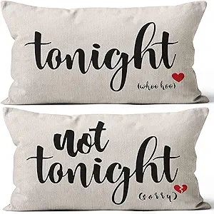 Funny Couples Reversible Soft Pillow Cover, Wedding Anniversary Bridal Shower Gifts, Gift for Cou... | Amazon (US)