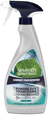 Seventh Generation Laundry Stain Remover, Free & Clear, 16 oz (Pack of 8) | Amazon (US)