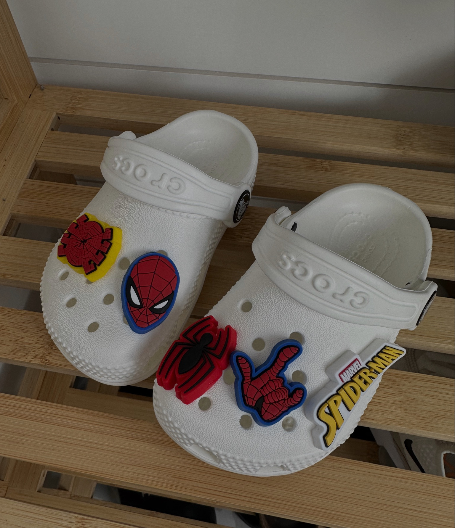 Spider Man croc Charms -   Spiderman gifts, Spiderman theme